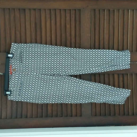 Anthropologie Cartonnier patterned chino pants Trouser Size 6 - Picture 2 of 8